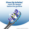 Colgate 360 Advanced FlossTip Bristles Toothbrush Medium Toothbrush 1 Pack