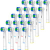 Replacement Toothbrush Heads Compatible with OralB Braun 20 Pcs Professional Electric Toothbrush Brush Heads for Oral B