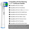 Replacement Toothbrush Heads Compatible with OralB Braun 20 Pcs Professional Electric Toothbrush Brush Heads for Oral B