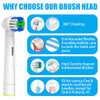 Replacement Toothbrush Heads Compatible with OralB Braun 20 Pcs Professional Electric Toothbrush Brush Heads for Oral B
