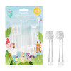 Papablic Replacement Toothbrush Heads 2 Count Compatible with Papablic BabyHandy Toddler Sonic Electric Toothbrushes 183