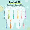 Papablic Replacement Toothbrush Heads 2 Count Compatible with Papablic BabyHandy Toddler Sonic Electric Toothbrushes 183