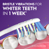 OralB 3D White Pulsar Battery Electric Toothbrush 1 Count Medium Toothbrush Pack removes Stains whitens Teeth Travel Ess