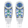 OralB Deep Clean Battery Powered Toothbrush Replacement Brush Heads Refill Soft 2 Count