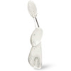 RADIUS Toothbrush Big Brush with Replaceable Head Left Hand Soft in Marble BPA Free and ADA Accepted Designed to Improve
