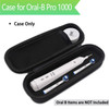 Oral B Toothbrush Hard Travel Case Carrying Bag Fits for OralB Pro 1000 2000 3000 3500 1500 Electric Toothbrush Mesh Poc