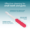 RADIUS Childrens Toothbrush Totz Plus Brush Extra Soft Bristles White CoralMint GreyGrey Purple BPA Free ADA Accepted fo