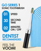 Voom Sonic Go 1 Series Travel Electric Toothbrush Travel Toothbrushes Battery Operated Toothbrush for Adults Kids Dentis