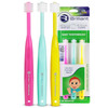 Brilliant Oral Care Baby Toothbrush with Soft Bristles and Round Head for a Toddler Approved Easy to Use AllAround Clean