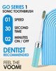 Voom Sonic Go 1 Series Travel Electric Toothbrush Travel Toothbrushes Battery Operated Toothbrush for Adults Kids Dentis