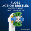 OralB FlossAction Electric Toothbrush Replacement Brush Heads Refill 3ct Black