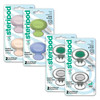 Steripod ClipOn Toothbrush Protector Exclusive Multi Color 2 Count Pack of 4