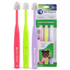 Brilliant Oral Care Child Toothbrush with Soft Bristles and Round Head for a Kid Approved Easy to Use AllAround Clean Mo