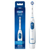 OralB Pro 100 Precision Clean Battery Powered Electric Toothbrush Blue and White