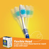 EcoFox Bulk Toothbrushes 50 Pack Individually Wrapped Travel Toothbrush Set for Adults Kids Made with a MediumSoft Large
