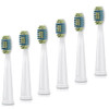 Voom Sonic Pro 3Pro 5 Replacement Heads Pack of 6 Replacement Brushes Advanced Bristle Technology Soft DuPont Nylon Bris