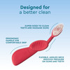 RADIUS Flex Brush with Soft Bristles Toothbrush BPA Free ADA Accepted Designed to Improve Gum Health Reduce Issues Right