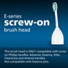 Philips Sonicare Genuine ESeries Replacement Toothbrush Heads 3 Brush Heads White HX702364