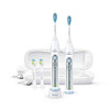 Philips Sonicare FlexCare Whitening Edition Rechargeable Toothbrush Premium 2Pack Bundle HX696477 2 FlexCare Handles 2 D