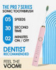 Voom Sonic Pro 7 Series Rechargeable Electronic Toothbrush Advanced Oral Care Technology 2Minute Timer wQuadrant Pacing