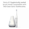 TAO Clean Sonic Electric Toothbrush Replacement Heads 2Pack Whitening Head Replacement Heads for The TAO Clean Electric