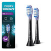 Philips Sonicare G3 TwoinOne Genuine Replacement Electric Toothbrush Heads Black 2 Pack HX905295