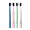 Boka Classic Manual Toothbrush with Extra Soft ActivatedCharcoal Tapered Bristles Bioplastic Handle That Includes Travel