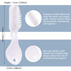 Patelai 100 Pcs Handle Toothbrush Thumbprint Individually Packaged Security Toothbrush Bulk with Short Handle Soft Brist