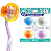 GuruNanda Brush Pods Toothbrush Cover for Manual Electric Toothbrush Keeps Toothbrush Fresh Clean Travel Accessories wit