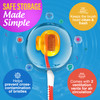 GuruNanda Brush Pods Toothbrush Cover for Manual Electric Toothbrush Keeps Toothbrush Fresh Clean Travel Accessories wit