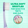 GUM Technique Deep Clean Sensitive Toothbrush Compact Head Ultra Soft Tapered Bristles for Adults with Sensitive 1ct 12p