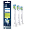 Philips Sonicare W DiamondClean Genuine Replacement Electric Toothbrush Heads White 3 Pack HX606365