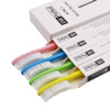 DR PERFECT Extra Hard Firm Toothbrush Large Long Head Whitening Teeth Pack of 4