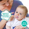Bassion Baby Toothbrush Set 6 Pcs Soft Infant Finger Toothbrush with 6 Boxes Newborns Toddler Silicone Baby Tooth Brush
