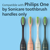 Philips One by Sonicare 2pk Brush Heads Black BH102206