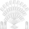 Tondiamo 100 Pcs Baby Tongue Cleaner for 036 Months Bulk Disposable 3D Soft Infant Baby Mouth Oral Cleaner with 3 Pieces