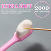 Boao 4 Pieces Soft MicroNano Manual Toothbrush Extra Soft Bristles Toothbrush with 20000 Bristles for Fragile Adult Kid