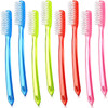 Zopeal Extra Hard and Firm Toothbrush for Adults Bulk Huge Large Long Head Bristle Full Head Manual Toothbrush for White