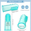 Zopeal 8 Sets Baby Finger Toothbrush Infant Toddler Kids Training Teething Newborns Travel with 8 Boxes Soft Silicone fo
