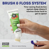 MOUTHWATCHERS Soft Flossing Folding Travel Toothbrush 2 Pack Red Ultra Clean Good for Sensitive Teeth and Gums by Dr Plo