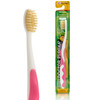 MOUTHWATCHERS Soft Flossing Toothbrushes for Kids Pink Ultra Clean Manual Toothbrush for Sensitive Teeth Gums by Dr Plot