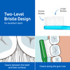 TePe Supreme Toothbrush Soft Bristle Toothbrush Tapered Brush Head for Sensitive Teeth and Gum Care Adult 3 Pack