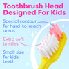 Kids Toothbrush 4 Pack Soft Bristles with Suction Cup Toothbrush Kids Child Sized Brush Heads 310 Year Old Kid Toothbrus