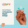 RaZbaby Jollypop Pacifier for Newborns Up USA Made Natural Shaped Orthodontic Binky Lovingly Shared in NICUs Hospitals W