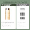 Isshah Extra Soft Bamboo Toothbrush Micro Nano 20000 Bristles Toothbrushes for Sensitive Gum FSC Certified and PETA Appr
