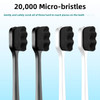 Patelai 8 Pcs Extra Soft Toothbrush Micro Nano with 20 000 Ultra Soft Bamboo Charcoal Bristles for Adult Sensitive Brace