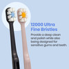 Lindo Polishing Toothbrush for Sensitive Gums and Teeth 12000 Ultra Fine Bristles Soft and Gentle Deep Clean Pack of 4 B