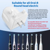 Wall Charger Base for Oral B Braun Electric Toothbrush Wireless Wall Mount OralB Toothbrush Charger Compatible with for