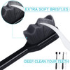 Patelai 20 Pieces Extra Soft Toothbrush Micro Nano 20 000 Bamboo Charcoal Bristles Toothbrush Soft Bristle for Fragile O