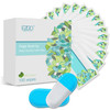 EZGO 100pcs Deep Cleaning Teeth Wipes Finger Brush Teeth Wipes Oral Brush Ups Latex Free Mint Flavor